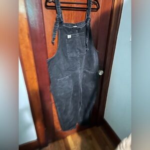 Lucy & Yak Charcoal Denim Overalls